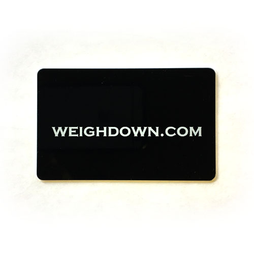 Weigh Down Gift Card
