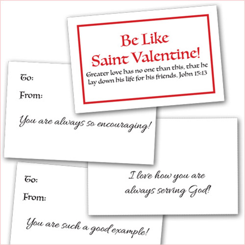 Remnant &quot;Be Like Valentine&quot; Cards - 48 Mini