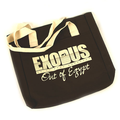 Exodus Tote Bag- chocolate brown (canvas)