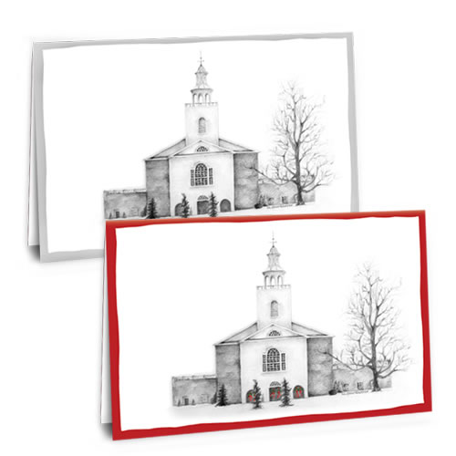 The City Gate Greeting Cards: Church