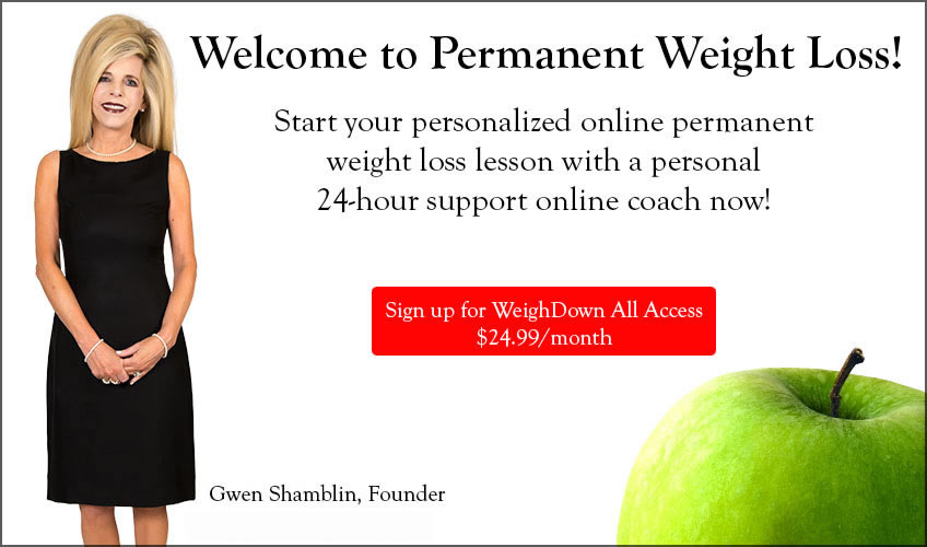 Welcome to Permanent Weight Loss with Gwen Shamblin