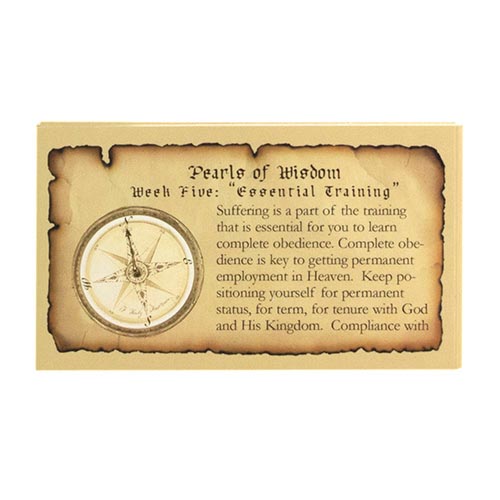 The Legend to The Treasure Scripture Pearl Cards